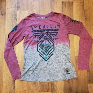 American fighter long sleeved shirt